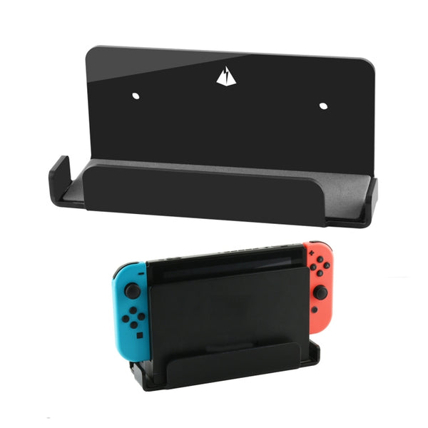 Game Console Wall Storage Bracket Game Console Accessories Storage Rack For Nintendo Switch, Acrylic Black, Acrylic Transparent