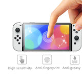 KJH NS-062 Game Consoles Anti-Fingerprint Screen Protective Film For Nintendo Switch OLED, NS-062