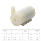 Quiet Mini Horizontal Vertical Submersible Pump, Style: White Horizontal, White Horizontal, White Vertical, Black Horizontal, Black Vertical