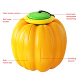 NG-01 Dog Molars Resistant To Bite Ball Pumpkin Hand Throwing Force Toy Ball, Orange, Yellow, Green