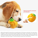 NG-01 Dog Molars Resistant To Bite Ball Pumpkin Hand Throwing Force Toy Ball, Orange, Yellow, Green