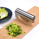 Stainless Steel Double-Head Cutter Vegetable Cheese Chopper, Double-Head Cutter