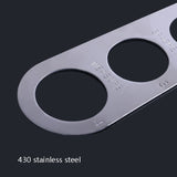 MS-233 Stainless Steel Tape Device Noodle Ruler, Noodle Ruler