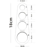 MS-233 Stainless Steel Tape Device Noodle Ruler, Noodle Ruler