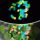 Garden Aquarium Landscape Resin Luminous Rhombus Stone, Mixed Color, Blue, Cyan, Green, White, Purple, Yellow, Red