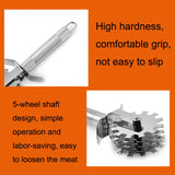 GB139 Stainless Steel Five-Wheel Meat Tenderizer, GB139