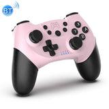 Wireless Bluetooth Gamepad With Macro Programming For Switch Pro, Pink, Left Blue Right Red, Left Blue Right Green, Black Left Red