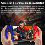 X40 mini 6.5 inch Retro Handheld Game Console with 16GB Memory, Spec:, X40 mini 16GB, X40 mini + Wired Gamepads, X40 mini + Wireless Gamepads