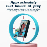 X50 500 in 1 2.8 Inch Kids Macaron Handheld Game Console, Style: Singles, Singles, Singles (Blue), Singles (Green), Singles (Purple), Doubles, Double (Blue), Doubles (Green), Doubles (Purple)