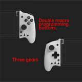 MOBAPAD M6 Left & Right Gamepad Game Handle Grip For Switch Joy-con / Switch OLED, White, Black