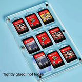 Transparent Crystal Magnetic Game Card Storage Box For Switch, 9 Grid, 14 Grid, 27 Grid