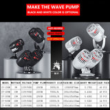 ZHIYANG Aquarium Fish Tank Wave Pump,, EU Plug 220V, US Plug 110V