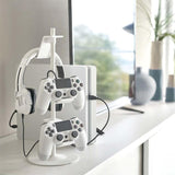 Gamepad Storage Rack Desktop Headphone Storage Rack, 3 Floors White, 3 Floors Black, 4 Floors White, 4 Floors Black