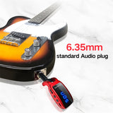 U12DX  6.35mm Jack Wireless Guitar Transmitter Receiver Rechargeable Adapter, U12DX Red, U12DX Black