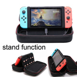 CHKJOK Game Console Bracket Function EVA Protective Sleeve For Switch Oled, Black, Gray