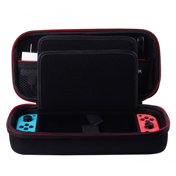 CHKJOK Game Console Bracket Function EVA Protective Sleeve For Switch Oled, Black, Gray