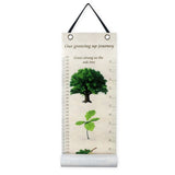 Removable Wall-mounted Height Ruler With Botanical Print Decoration, Height Ruler