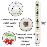 Removable Wall-mounted Height Ruler With Botanical Print Decoration, Height Ruler