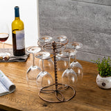 Wine Glass Holder Iron Bougainvillea Upside Down Goblet Holder, Bougainvillea