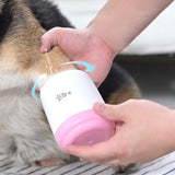 PB+ Pet Semi-Automatic Foot Washing Cup, S (Blue), S (Pink), M (Blue), M (Pink)