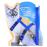 I-shaped Nylon Cat Leash Pet Chest Strap, Blue, Black, Red, Green, Pink