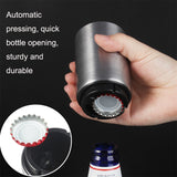 Stainless Steel Automatic Opener Wine Behable Bar Bottle Opener Beer Bottle Opener-Wall, Stainless Steel