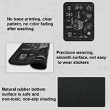 GAN Timer-themed Rubik Cube Mat Quick Stack Cup Training Mat Non-Slip Mouse Pad, Silver, Black, Hand Drawn