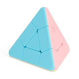 Moyu Magic Tower Series Magic Cube Third-Order Macaron Color Magic Cube, Pyramid, Corner Twist, Bead, Boomerang, Windmill, Maple Leaf, Triangle, Corner Beast