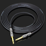 KGR Guitar Cable Keyboard Drum Audio Cable, 1m, 3m, 6m, 10m, 15m, 20m, 25m, 30m