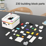 BuildMoc Interlocking Block Toys Rainbow Road Decryption Box, BuildMoc Interlocking Block