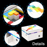 BuildMoc Interlocking Block Toys Rainbow Road Decryption Box, BuildMoc Interlocking Block