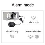 TS-8202 Multifunctional LED Vibration Mirroring USB Alarm Clock, TS-8202