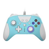 Ajazz AG110 Wired Vibration Sensing Gamepad For Xbox, Cable Length: 2m, AG110(Black), AG110(White Blue)