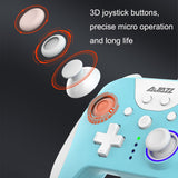 Ajazz AG110 Wired Vibration Sensing Gamepad For Xbox, Cable Length: 2m, AG110(Black), AG110(White Blue)