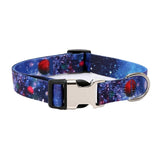 Pet Ethnic Style Polyester Cotton Print Pattern Collar, Size:, S: 1.5x27-43cm, M: 2.0x32-52cm, L: 2.5x38-61cm, XL: 2.5x43-71cm