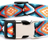 Pet Ethnic Style Polyester Cotton Print Pattern Collar, Size:, S: 1.5x27-43cm, M: 2.0x32-52cm, L: 2.5x38-61cm, XL: 2.5x43-71cm