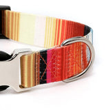 Pet Ethnic Style Polyester Cotton Print Pattern Collar, Size:, S: 1.5x27-43cm, M: 2.0x32-52cm, L: 2.5x38-61cm, XL: 2.5x43-71cm