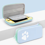 Baona BN-F005 Cat Paw Pattern Cconsole Storage Bag, For Switch (Pink), For Switch (Green), For Switch (Gradient Color), For Switch Lite (Pink), For Switch Lite (Blue)