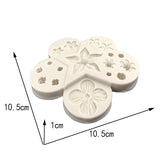 Flower and Leaf Combination Silicone Mold Fondant DIY Modeling Tool, DIY Modeling Tool