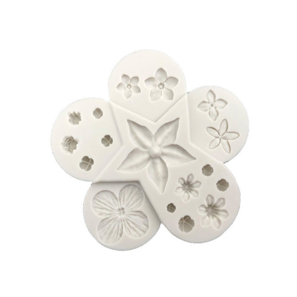 Flower and Leaf Combination Silicone Mold Fondant DIY Modeling Tool, DIY Modeling Tool