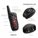 Remote Control Trainer Dog Collar Automatic Barking Stopper, 1 Drag 1 Red, 1 Drag 1 Black, 1 Drag 1 Orange, 1 Drag 2 Red+Orange