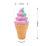 Ice Cream Shaped Pinch Decompression Toy, A, B, C, D