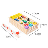 LED Light Switch Busy Board Fishing Game Kids Educational Toy, Fishing Game Board