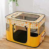 Rectangular Foldable Pet Fence Dog and Cat Litter Pet Delivery Room, M, L, XL