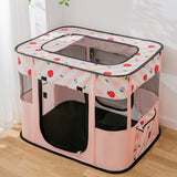 Rectangular Foldable Pet Fence Dog and Cat Litter Pet Delivery Room, M, L, XL