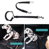 Pet Dual-purpose Car Reflective Seat Belt Dog Leash, Dual-purpose Black, Dual-purpose Gray, Dual-purpose Sky Blue, Dual-purpose Water Green, Dual-purpose Rose Red, Dual-purpose Orange