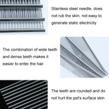 Stainless Steel Pet Comb Pet Hair Comb, Specification: XL, XS, M, L, XL