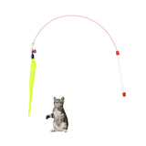 Wire Funny Cat Stick With Bell Cat Toy, Caterpillar, Fish, Mouse