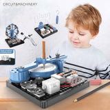 Self-assembled DIY Electromagnetic Maze Toy Circuit Mechanical Toys, DL0101 Drawing Instrument, DL0102 Bumper Maze, DL0103 Bow and Arrow