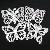 Four Butterfly Metal Embossing Cutting Die DIY Carbon Steel Die, Butterfly Shape